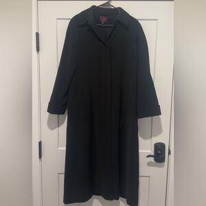 Gallery Black Trench Coat